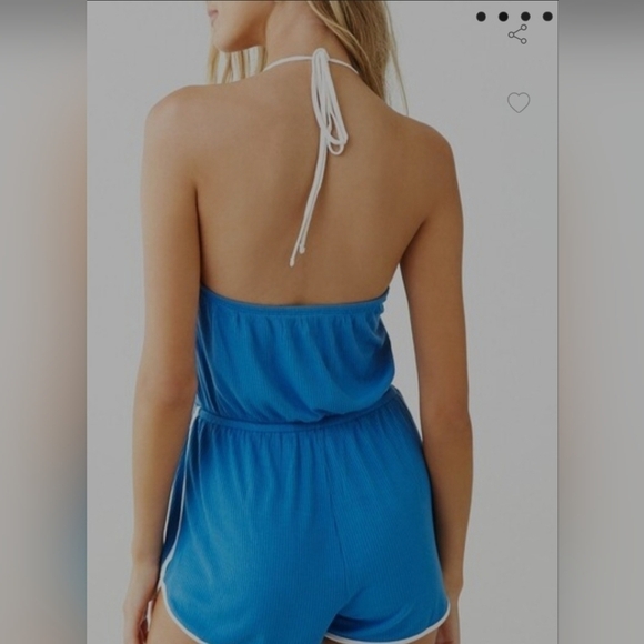 FOREVER 21 Ribbed Halter Romper L - Picture 3 of 8